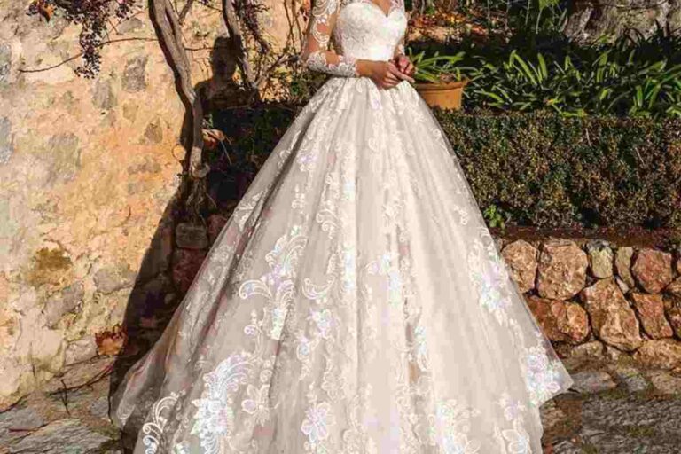 bridal gown