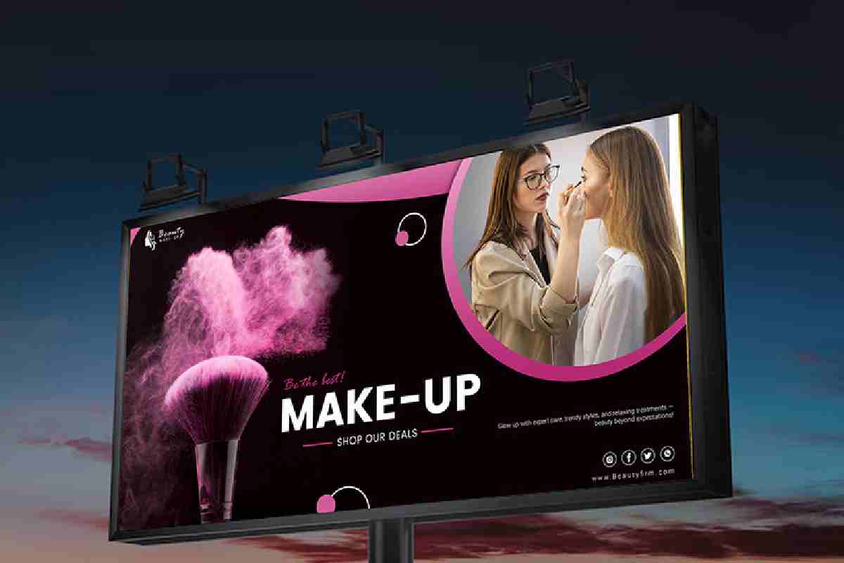 Flex Beauty Parlour Banner Design: Eye-Catching Template