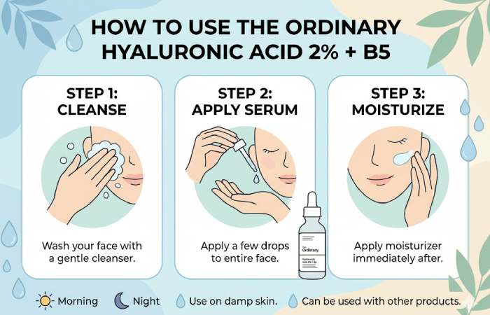 how to use the ordinary hyaluronic acid 2+ b5