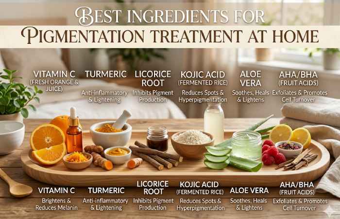 best ingredients for pigmentation treatment at home