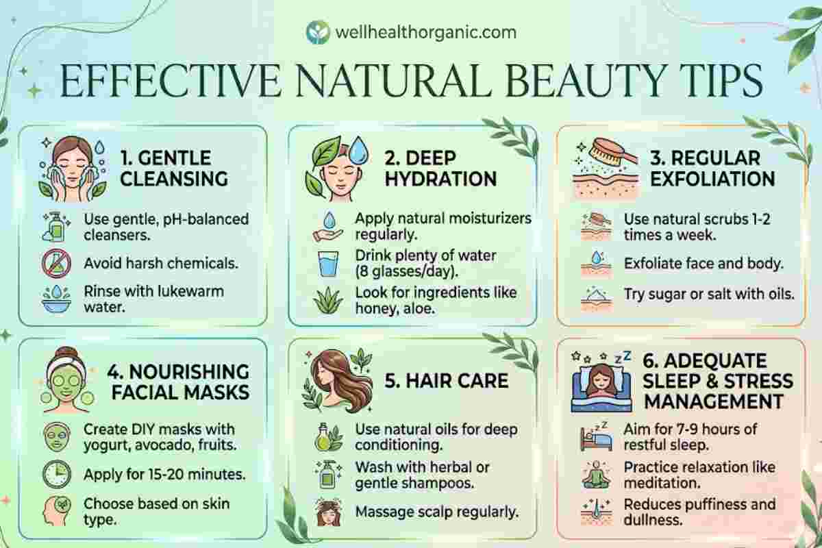WellHealthOrganic.com Effective Natural Beauty Tips for Healthy Skin and Hair