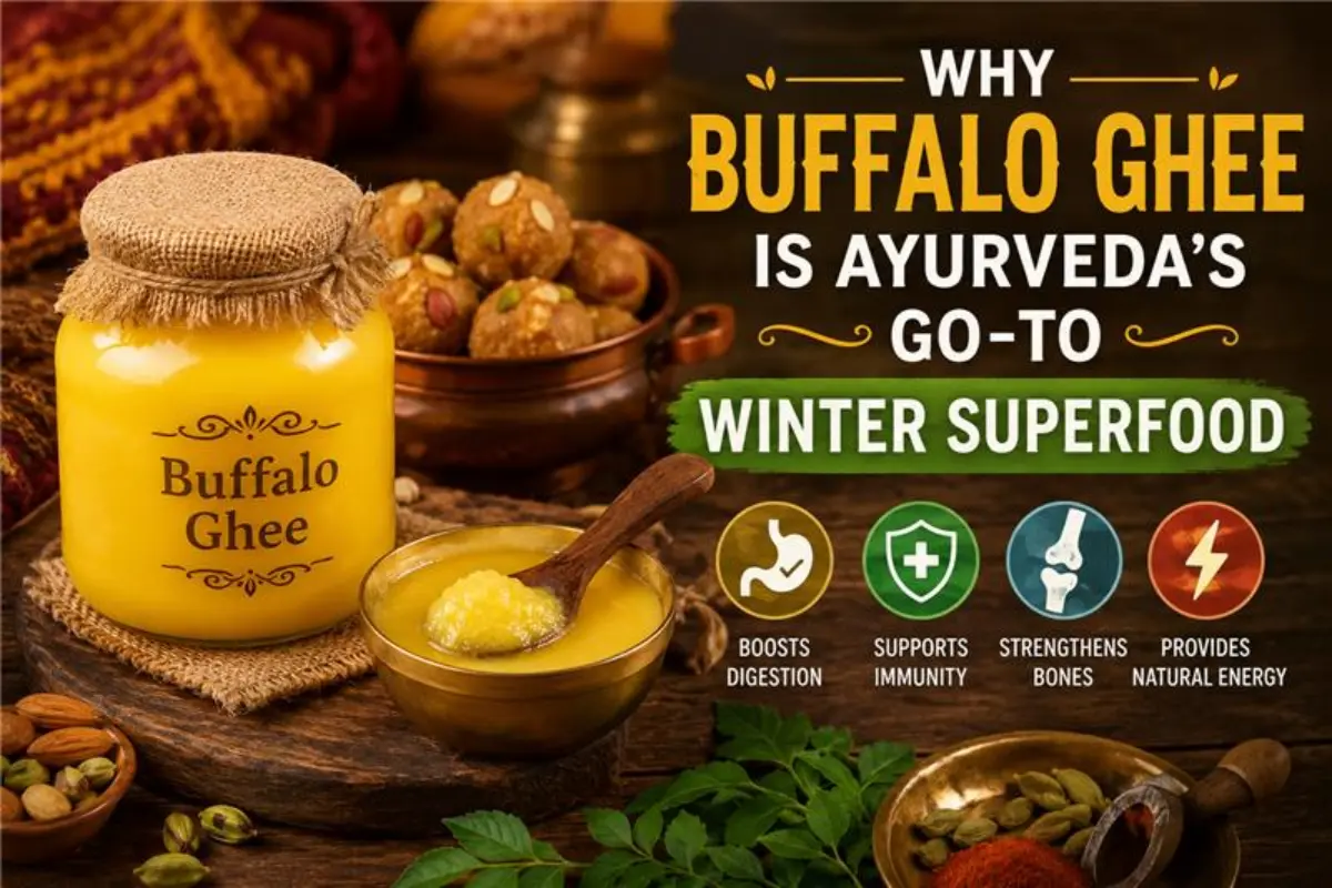 Why Buffalo Ghee Is Ayurveda’s Go-To Winter Superfood